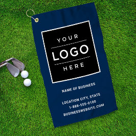 Logo-Gesellschaft für den Navy-Handel Golfhandtuch
