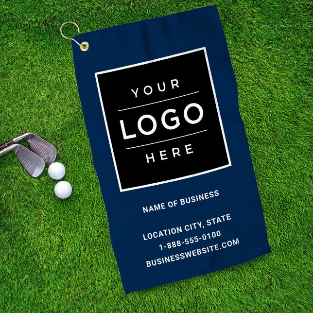 Logo-Gesellschaft für den Navy-Handel Golfhandtuch (Von Creator hochgeladen)