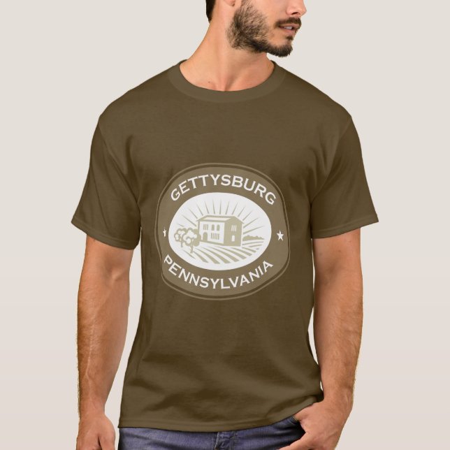 Logo Gettysburg Pennysylvania T-Shirt (Vorderseite)