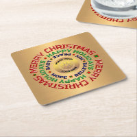 Logo Gold Business Merry Weihnachtsfeiertag Custom