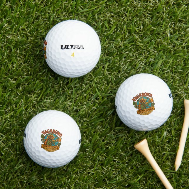 Logo-Golfbälle Golfball (Insitu Gras)