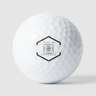 Logo-Golfbälle mit weißem Hintergrund für maßgesch Golfball