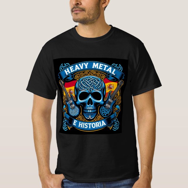 Logo Heavy metal e historia - Youtube T-Shirt (Vorderseite)