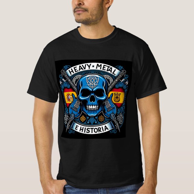 Logo Heavy metal e historia - Youtube T-Shirt (Vorderseite)