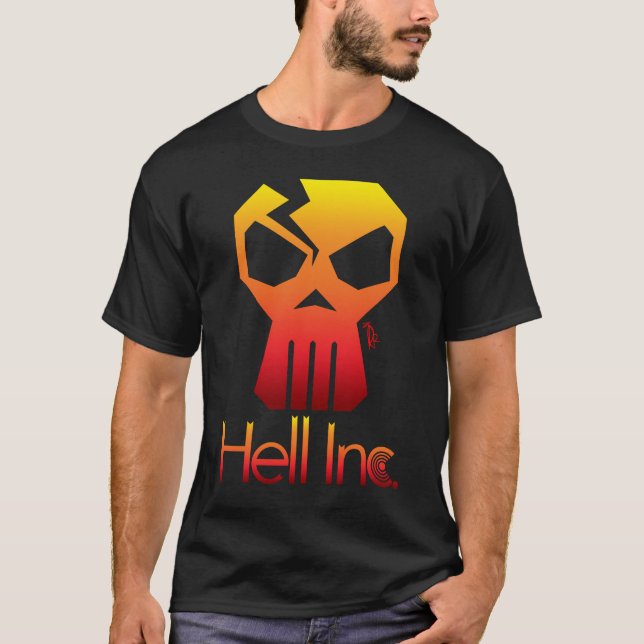 Logo Hell Inc. Skully T-Shirt (Vorderseite)