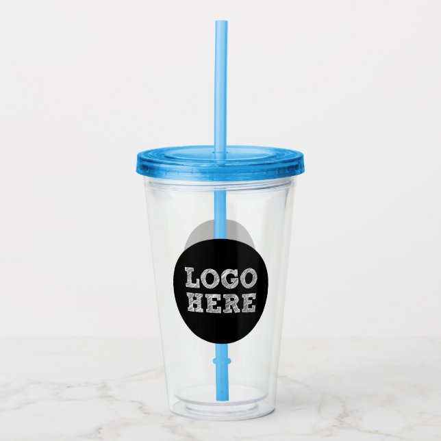 Logo hier acryltrinkbecher (Vorderseite)