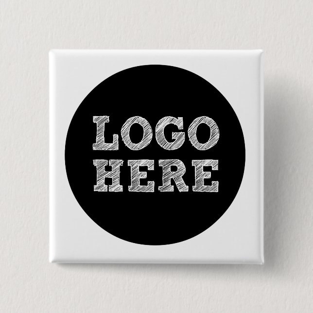 Logo hier button (Vorderseite)