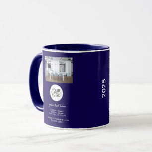 Logo hinzufügen Benutzerdefinierter Text Firmenfot Tasse