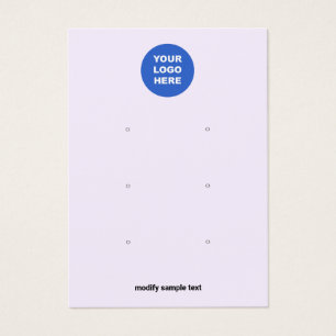 Logo hinzufügen Drei-Loch-Ohrenanzeige für den Lav