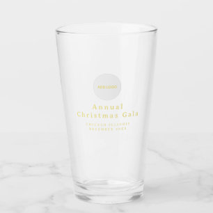 Logo hinzufügen Eleganter Gold Glass Cup Glas