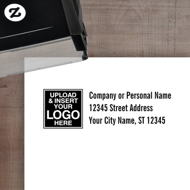 Logo hinzufügen - Name für Büro- oder Geschäftsadr Permastempel (Von Creator hochgeladen)