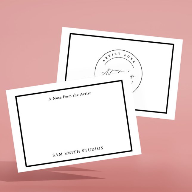 Logo hinzufügen oder Foto Künstler Vielen Dank Dankeskarte (Von Creator hochgeladen)