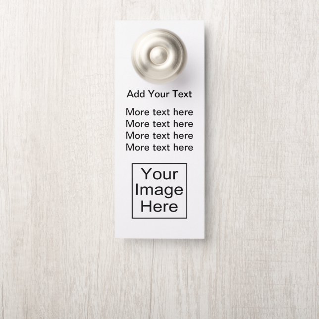 Logo hinzufügen türanhänger (Auf Knauf)