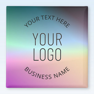Logo hochladen Farbige wechselnde Gradientenfarb Magnet