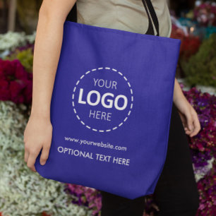 Logo Hochladen Marketing Blue Tot Bag