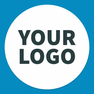 Logo hochladen runder aufkleber