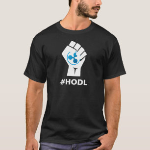 Logo HODL Kräuselungs-XRP: Weiß T-Shirt