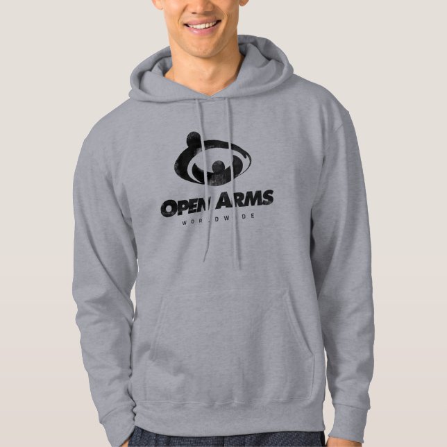 Logo-Hoodie für offene Arme weltweit Hoodie (Vorderseite)