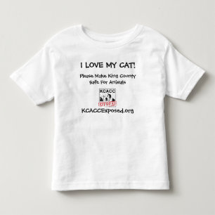 Logo, i-LIEBE MEIN CAT! , KCACCExposed.org, bitte Kleinkind T-shirt