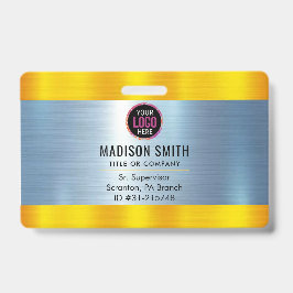 Logo-ID des METAL Unternehmens Mitarbeiter Ausweis