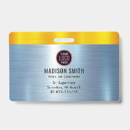 Logo-ID des METAL Unternehmens Mitarbeiter Ausweis