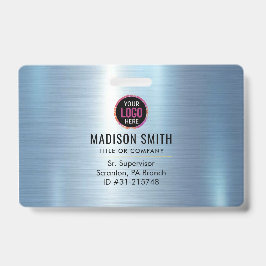 Logo-ID des METAL Unternehmens Mitarbeiter Ausweis