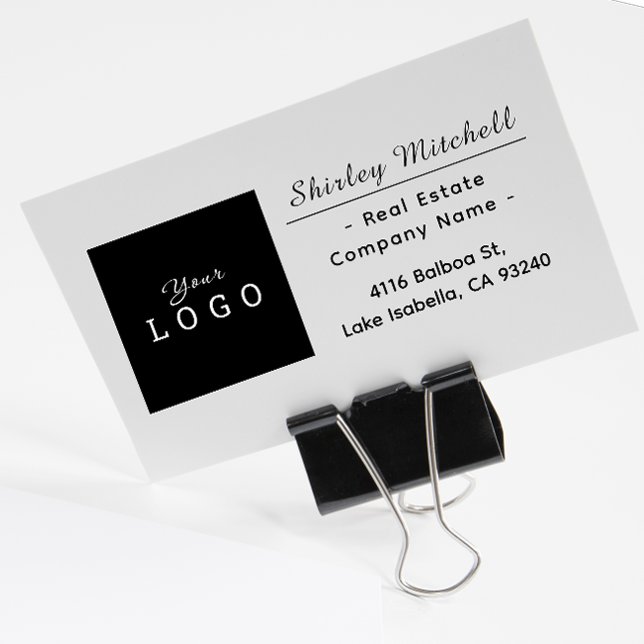 Logo-Individuelle Name für Real-Anwesen-Unternehme Gummistempel (Von Creator hochgeladen)