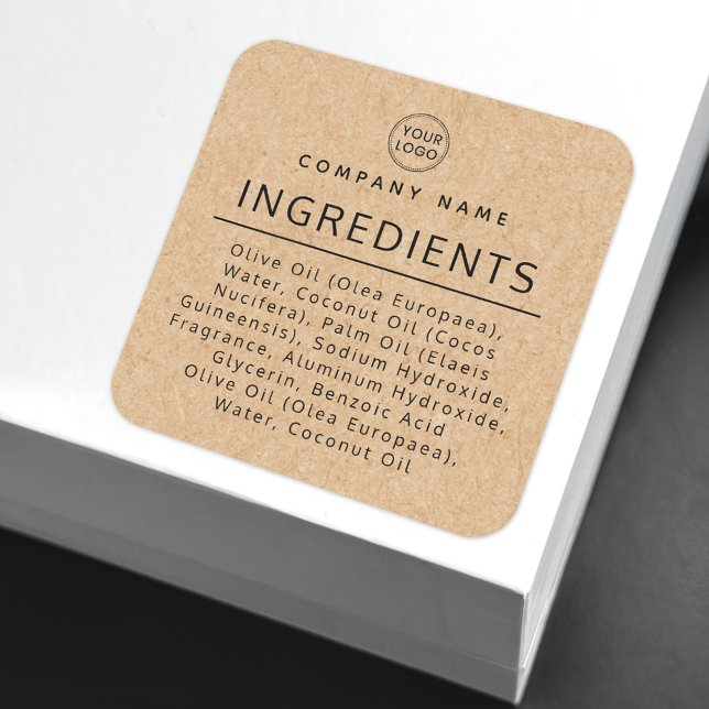 Logo-Inhaltsverzeichnis Quadratischer Aufkleber (Von Creator hochgeladen)