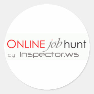 Logo-Jobs-Aufkleber Runder Aufkleber