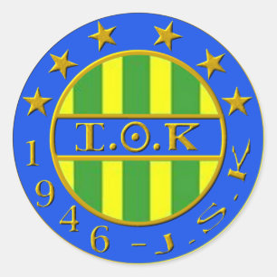 Logo jsk runder aufkleber