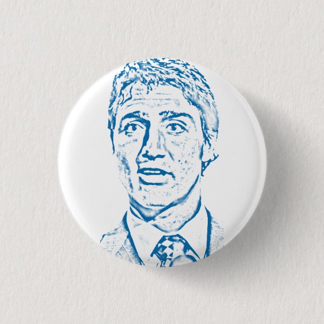 Logo Justin Trudeau Button (Vorderseite)