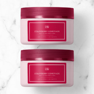 Logo-Klassische Farben hinzufügen Produktetikett Adressaufkleber