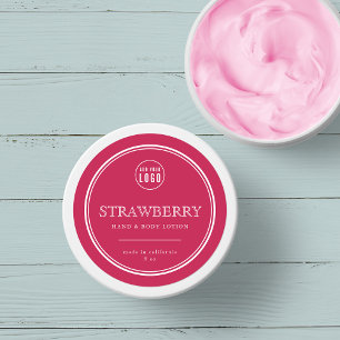 Logo-Klassische Farben hinzufügen Produktetikett Runder Aufkleber