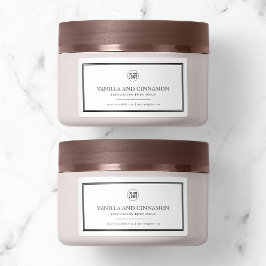 Logo-Klassische schwarze Grenze-Produktkennzeichnu Adressaufkleber