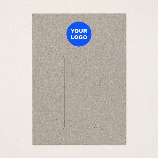 Logo-Kraft-Leder-Sitzklammer-Anzeige hinzufügen (Vorderseite)