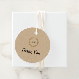 Logo-Kreis für Unternehmen Vielen Dank Hang Tags Geschenkanhänger