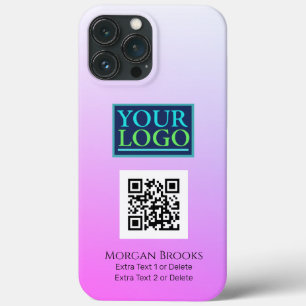 Logo/Kunst/Foto, QR-Code, Name, Farbverlauf Rot Vi Case-Mate iPhone Hülle
