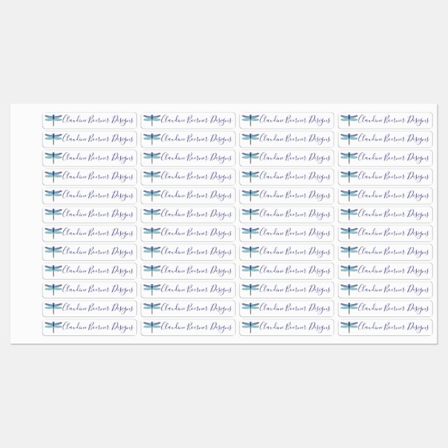 Logo-Labels für Fabric Crafter oder Künstler Etiketten (Blatt)