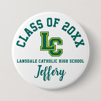 Logo "Lansdale Cathouse High School" Button