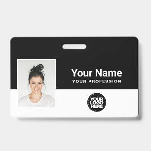 Logo-Lanyard für das benutzerdefinierte Schwarz-M Ausweis