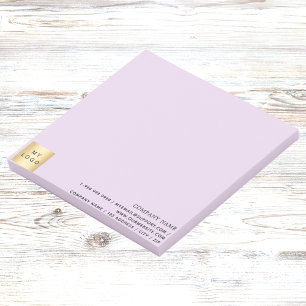 Logo-Lavendel lila Post-it Klebezettel