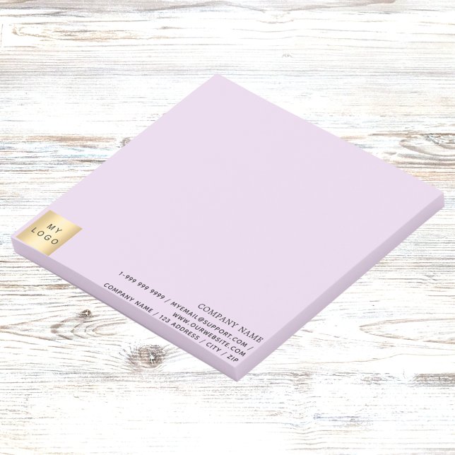 Logo-Lavendel lila Post-it Klebezettel (Von Creator hochgeladen)