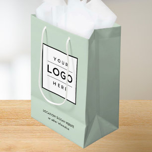 Logo-Light für benutzerdefinierte Unternehmen mit Mittlere Geschenktüte