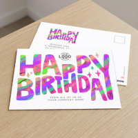 Logo Lila Green Fun Crayon Handgeschriebener Gebur