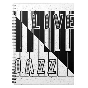 Logo "Live Jazz Calligraphy Illusion" mit Notizblock