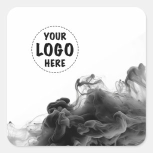 Logo-Logo-Logo-Logo-Logo-Produktkennzeichnung Quadratischer Aufkleber