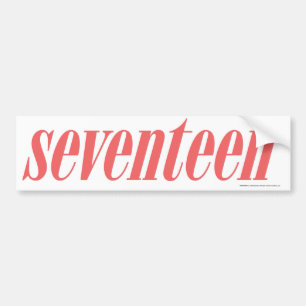 Logo-LtPink siebzehn Autoaufkleber