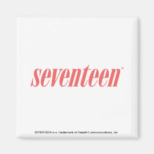Logo-LtPink siebzehn Magnet