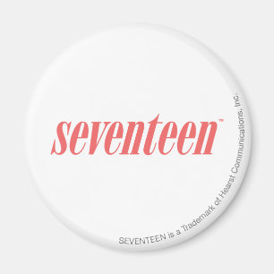 Logo-LtPink siebzehn Magnet
