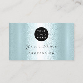 Logo-Makeup Artist Hair Nails Beruflich Blue Visitenkarte